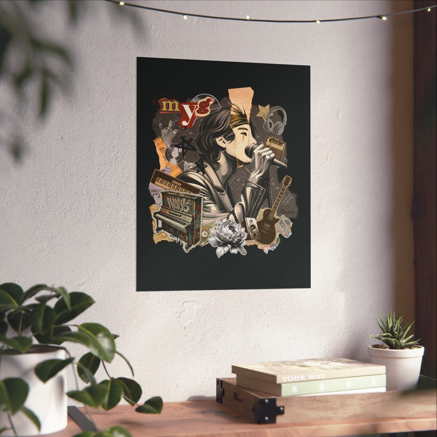 Yoongi 2010s Retro Series Matte Poster