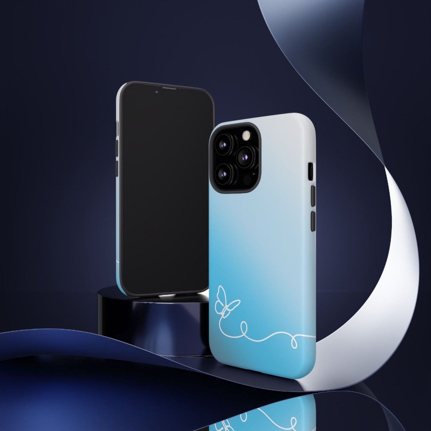 Clear Sunrise Ombre Tough Phone Case