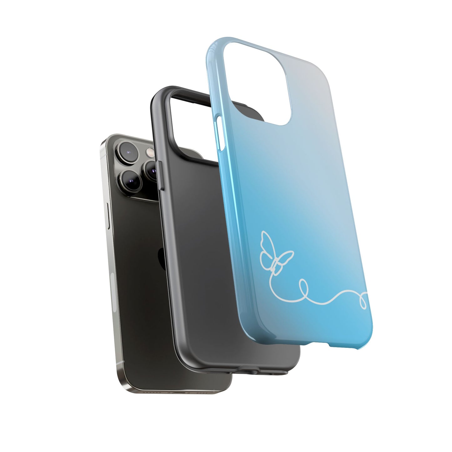 Clear Sunrise Ombre Tough Phone Case