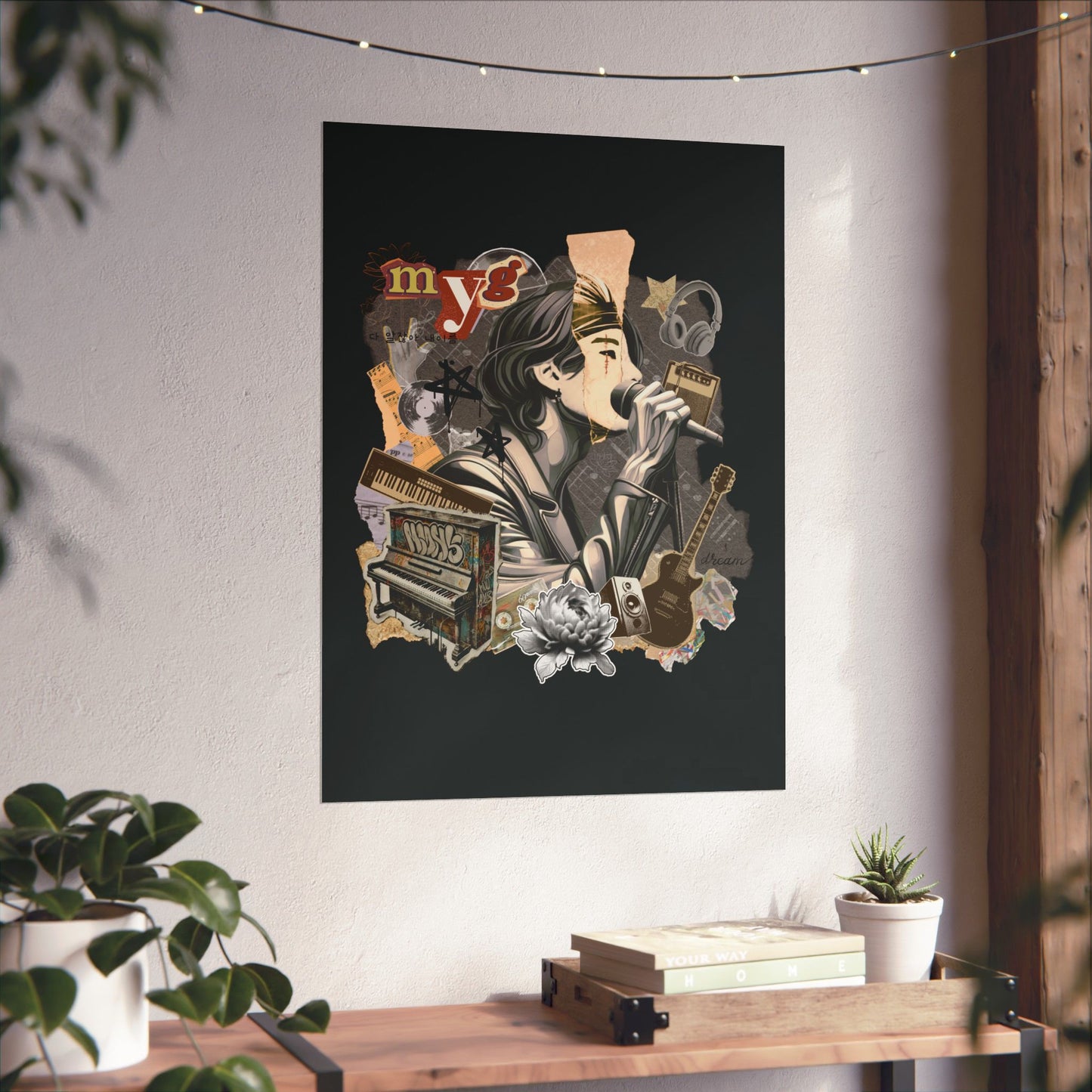 Yoongi 2010s Retro Series Matte Poster