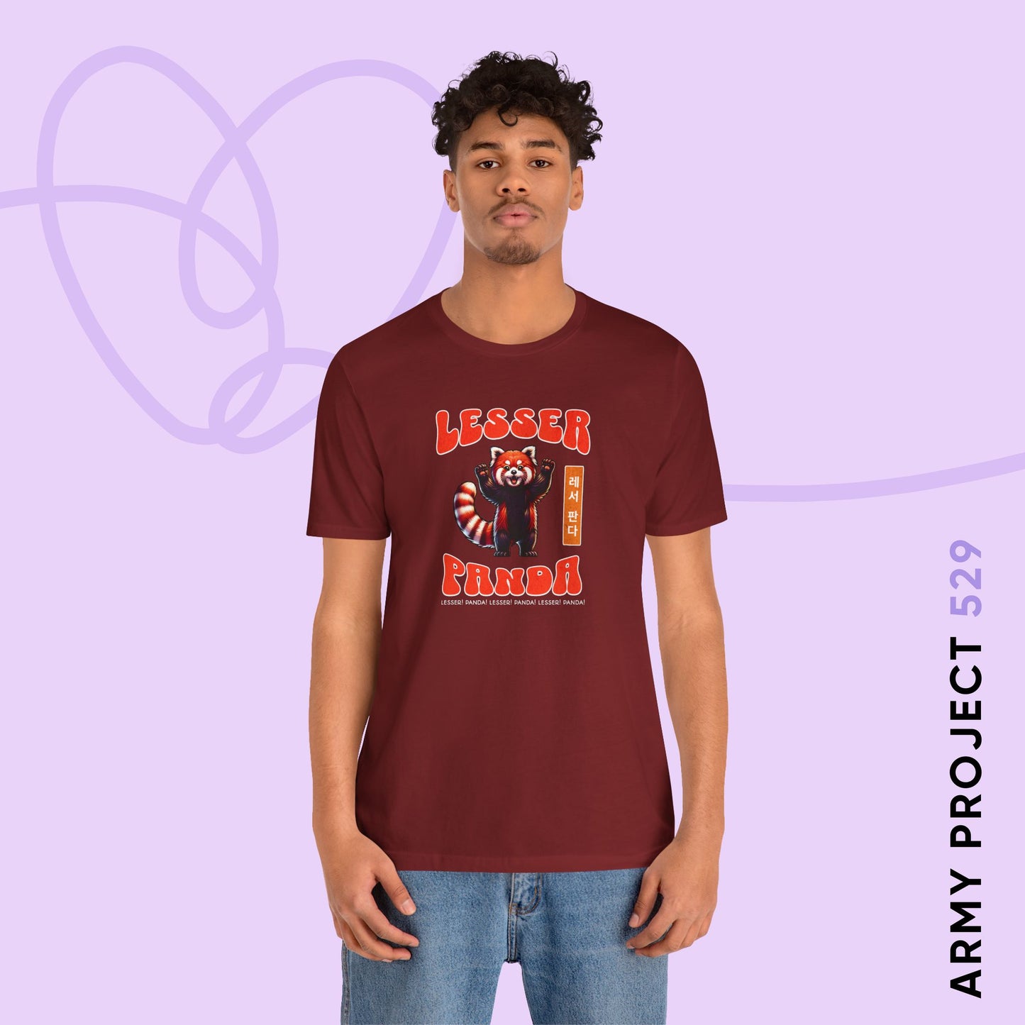 Lesser Panda Unisex Jersey Short Sleeve Tee