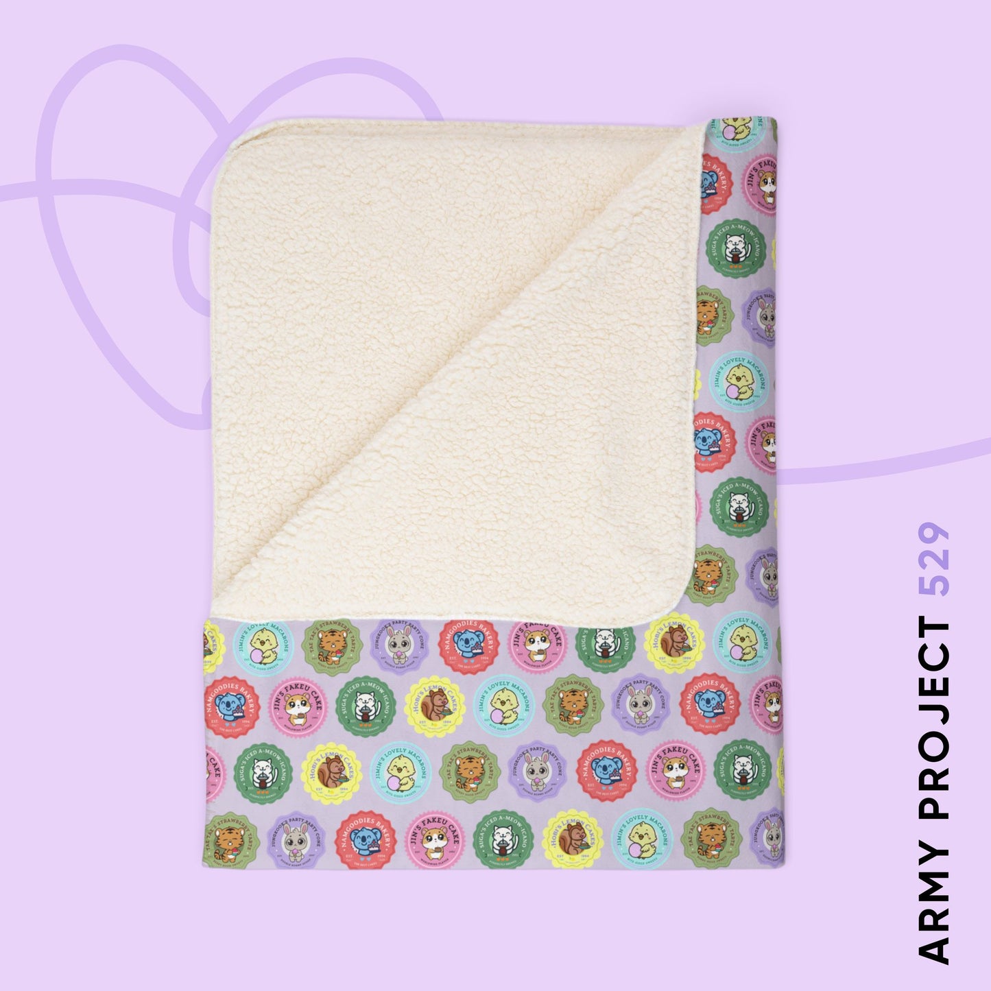Namgoodies Bakery OT7 Fleece Sherpa Blanket