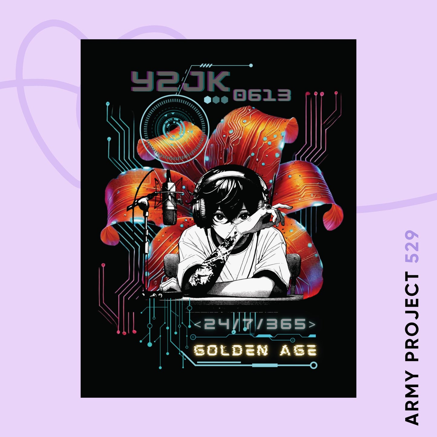 Jungkook Y2JK Retro Series Matte Poster