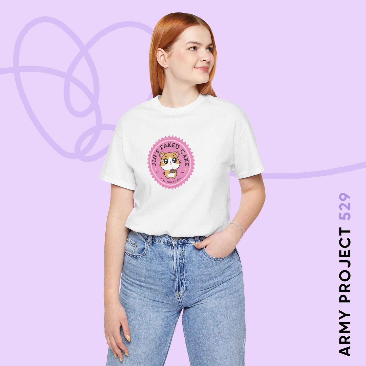 Jin Fakeu Cake Unisex Jersey Short Sleeve Tee