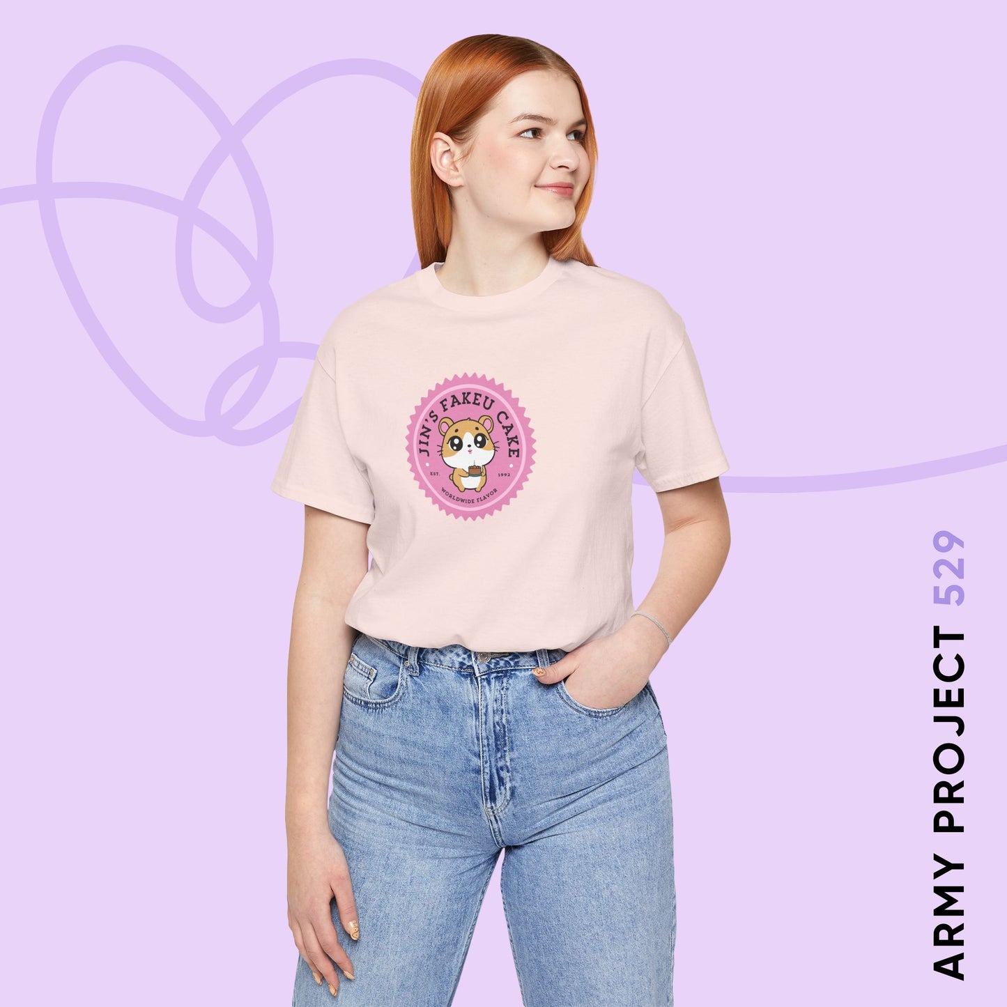 Jin Fakeu Cake Unisex Jersey Short Sleeve Tee