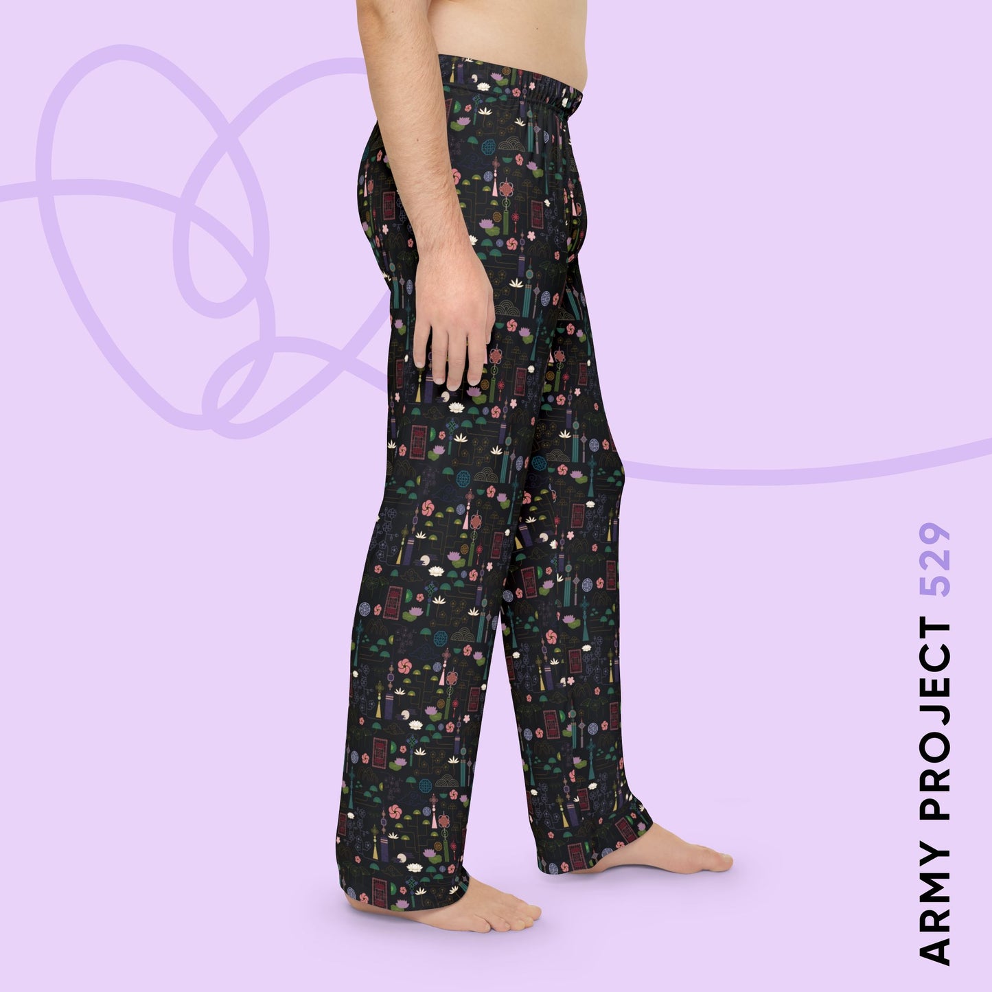 Norigae Night Garden Unisex Pajama Pants