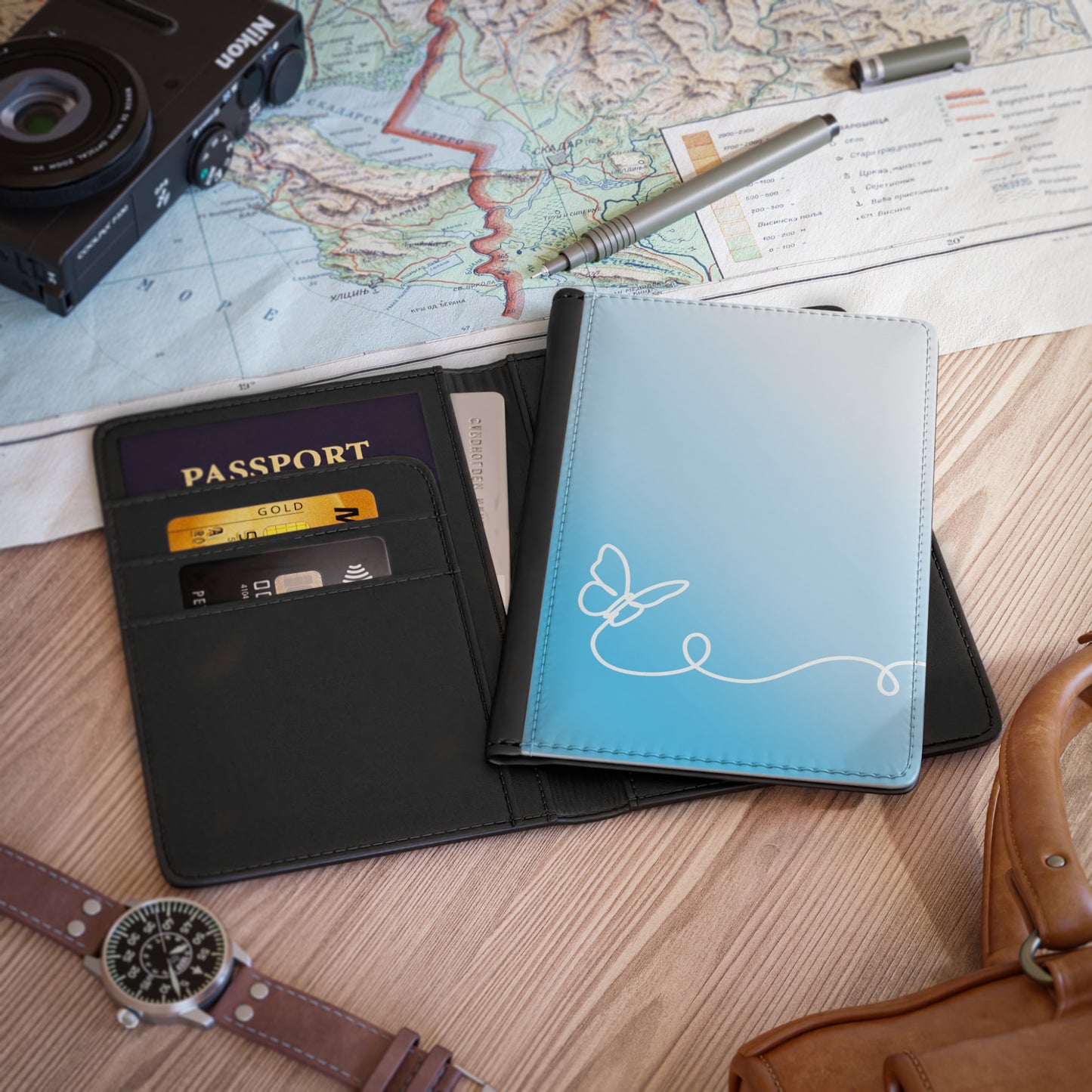 Clear Sunrise Passport Cover
