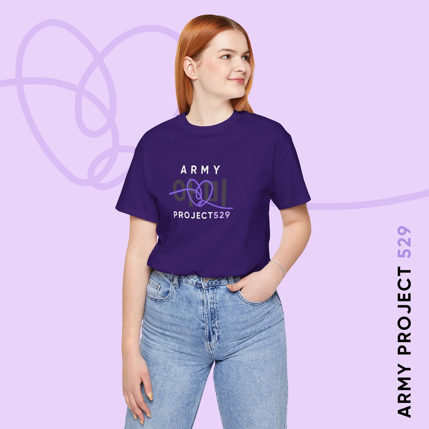 ARMY Project 529 Unisex Jersey Short Sleeve Tee