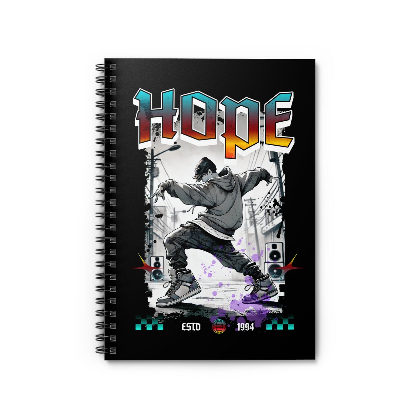 Hobi 1990s Retro Series Spiral Notebook