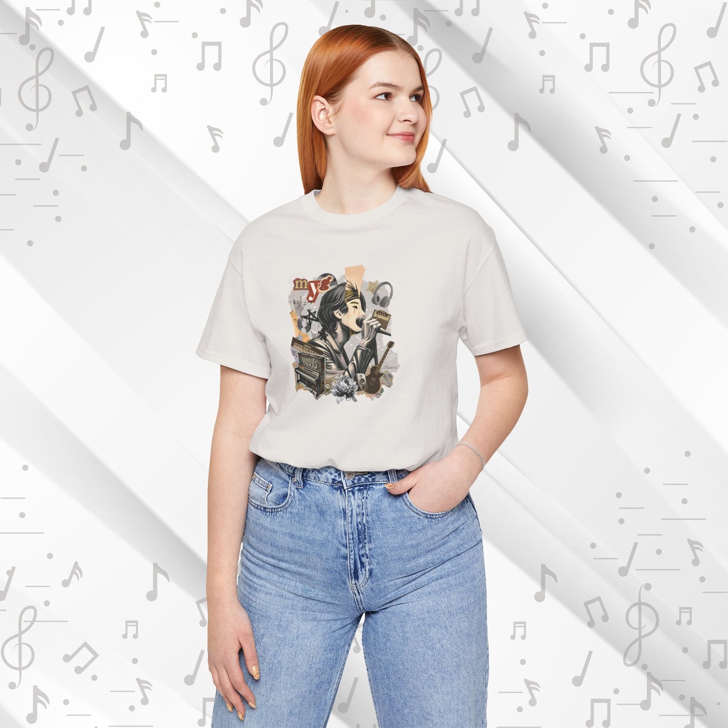 Yoongi Retro 2010s Unisex Jersey Short Sleeve Tee