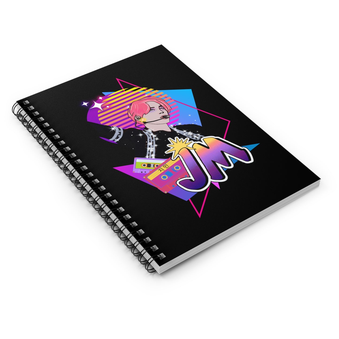 Jimin 1980s Retro Series Spiral Notebook