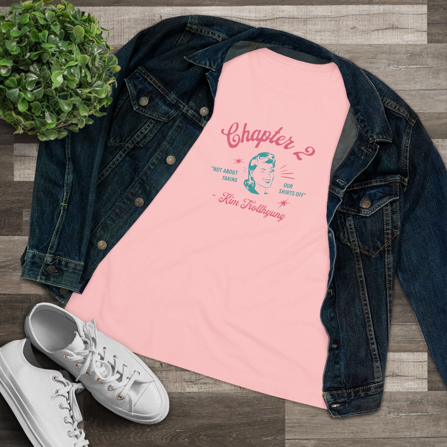 Kim Trollhyung Women's Relaxed Jersey Short Sleeve Tee