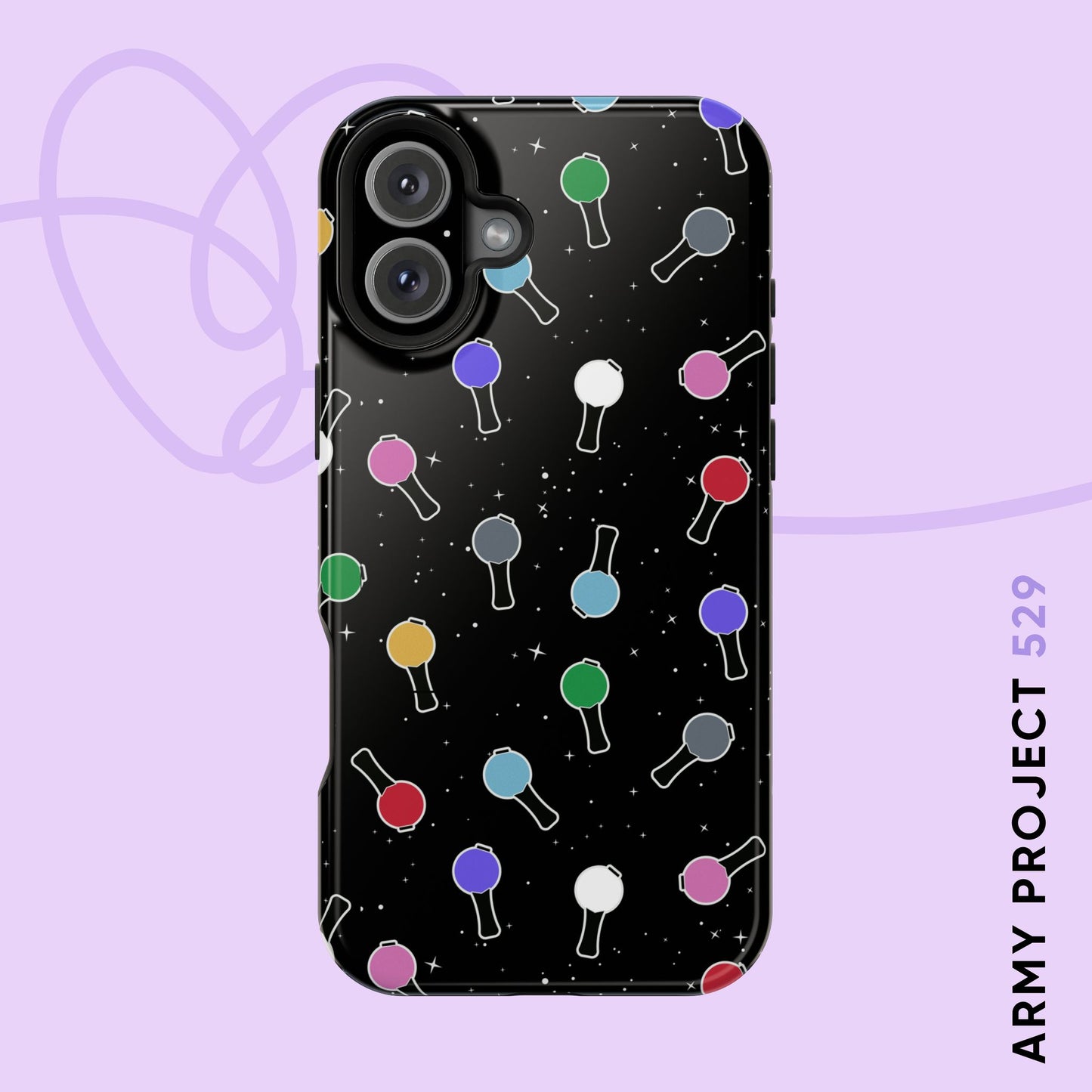 Ma City Map Lightstick Magnetic Tough Phone Case