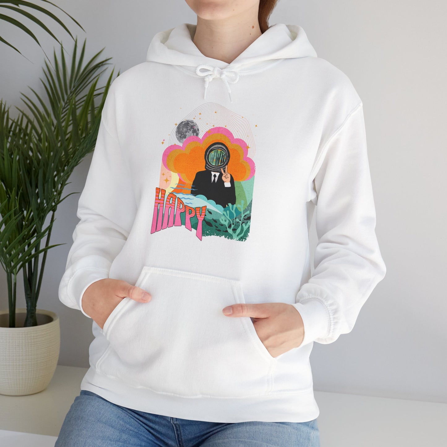 Jin Hoodie - Fanmade BTS Retro Series - 60s Mod Aesthetic - Cozy Unisex Sweatshirt