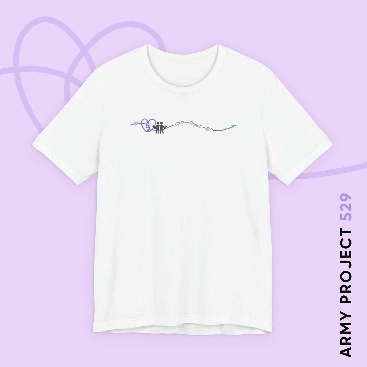 AP529 Heartline Logo Unisex Jersey Short Sleeve Tee