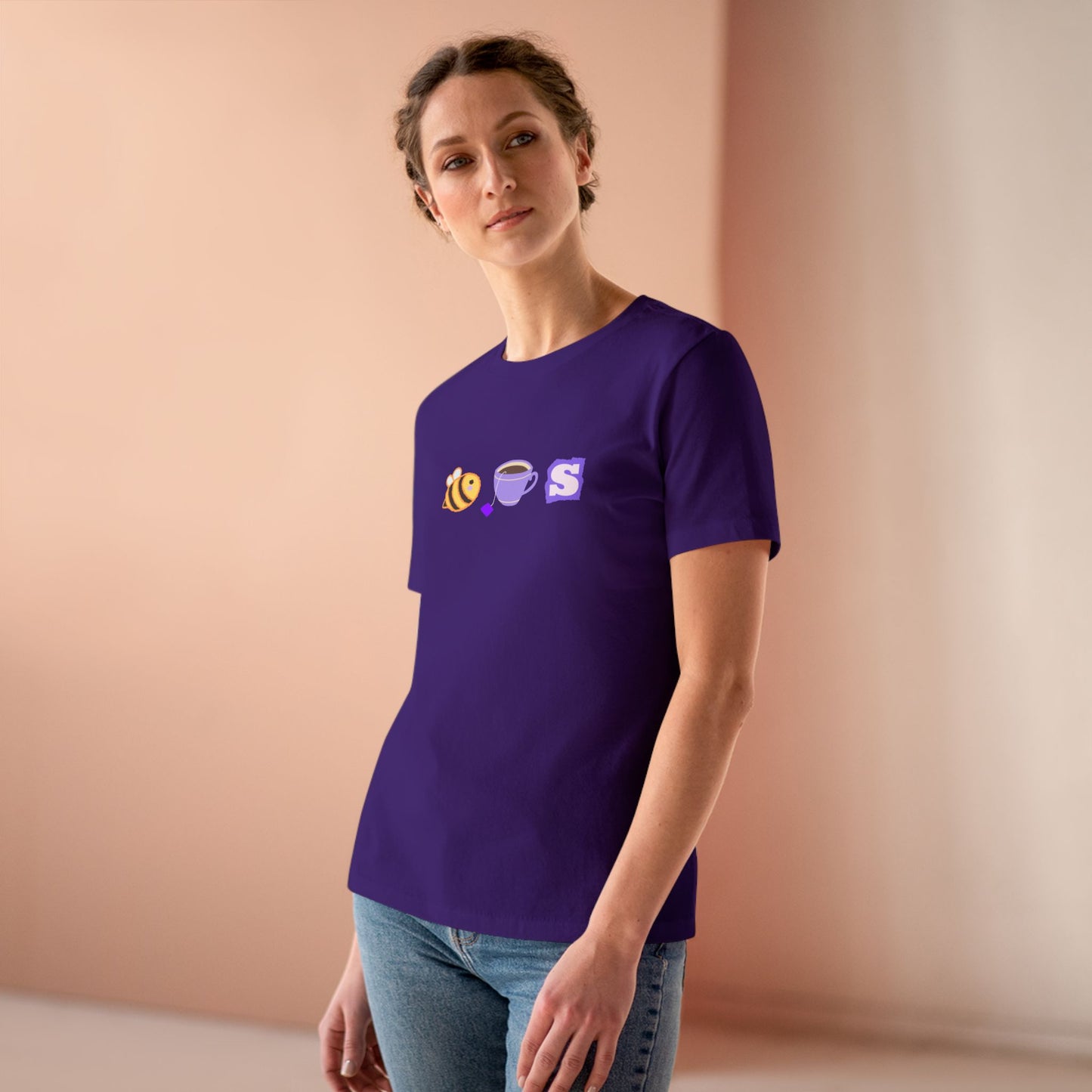 Bee Tea Ess Women's Relaxed Jersey Short Sleeve Tee