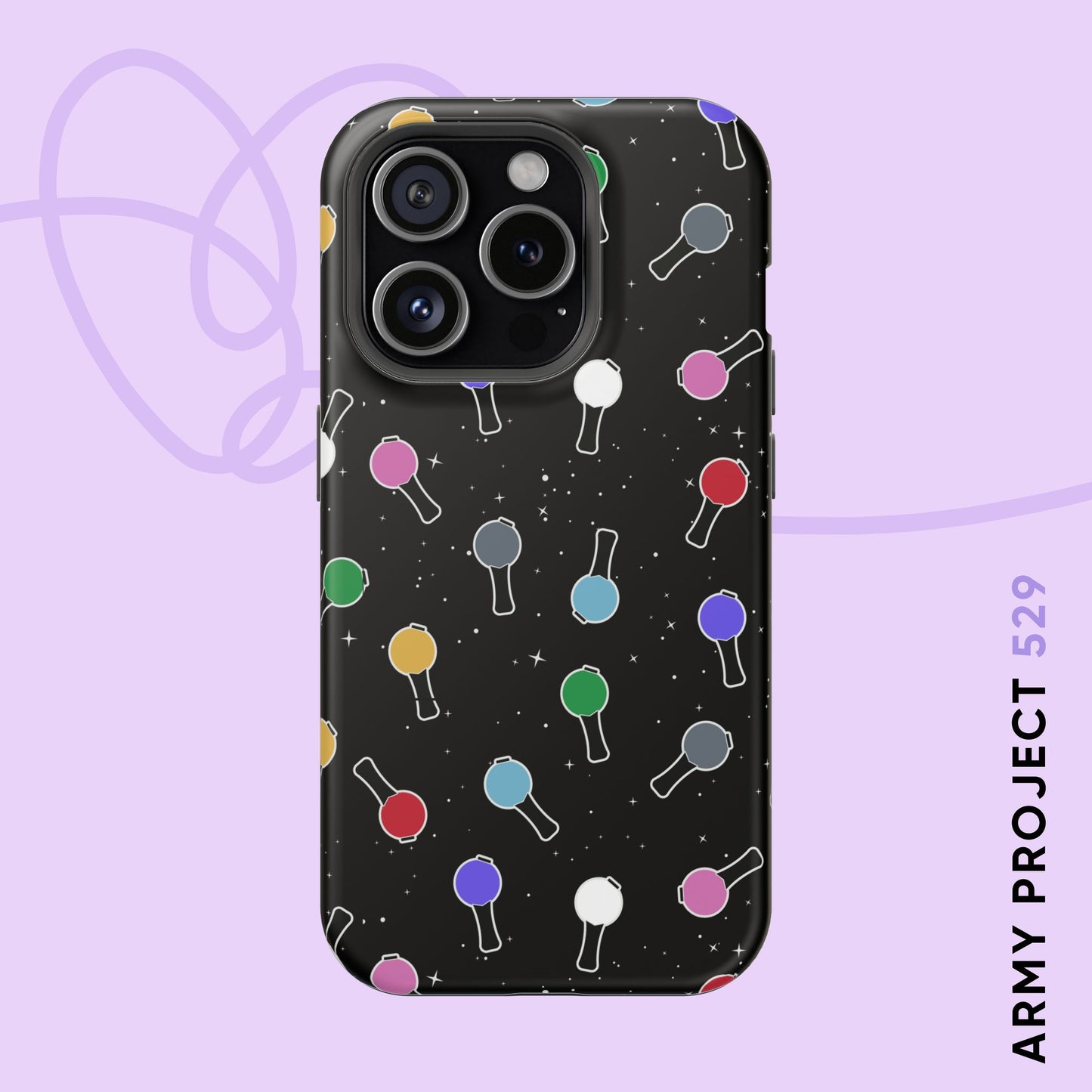 Ma City Map Lightstick Magnetic Tough Phone Case