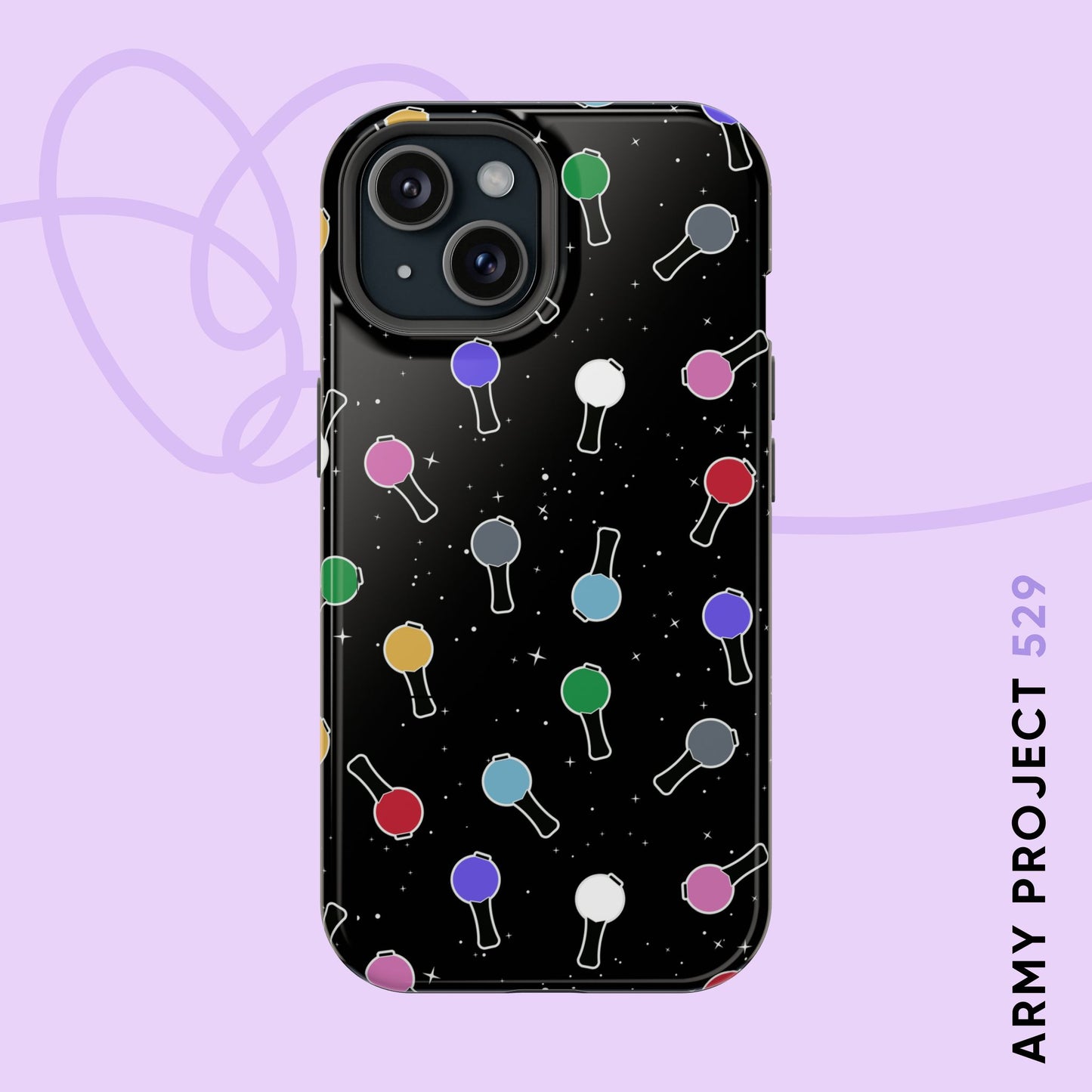 Ma City Map Lightstick Magnetic Tough Phone Case
