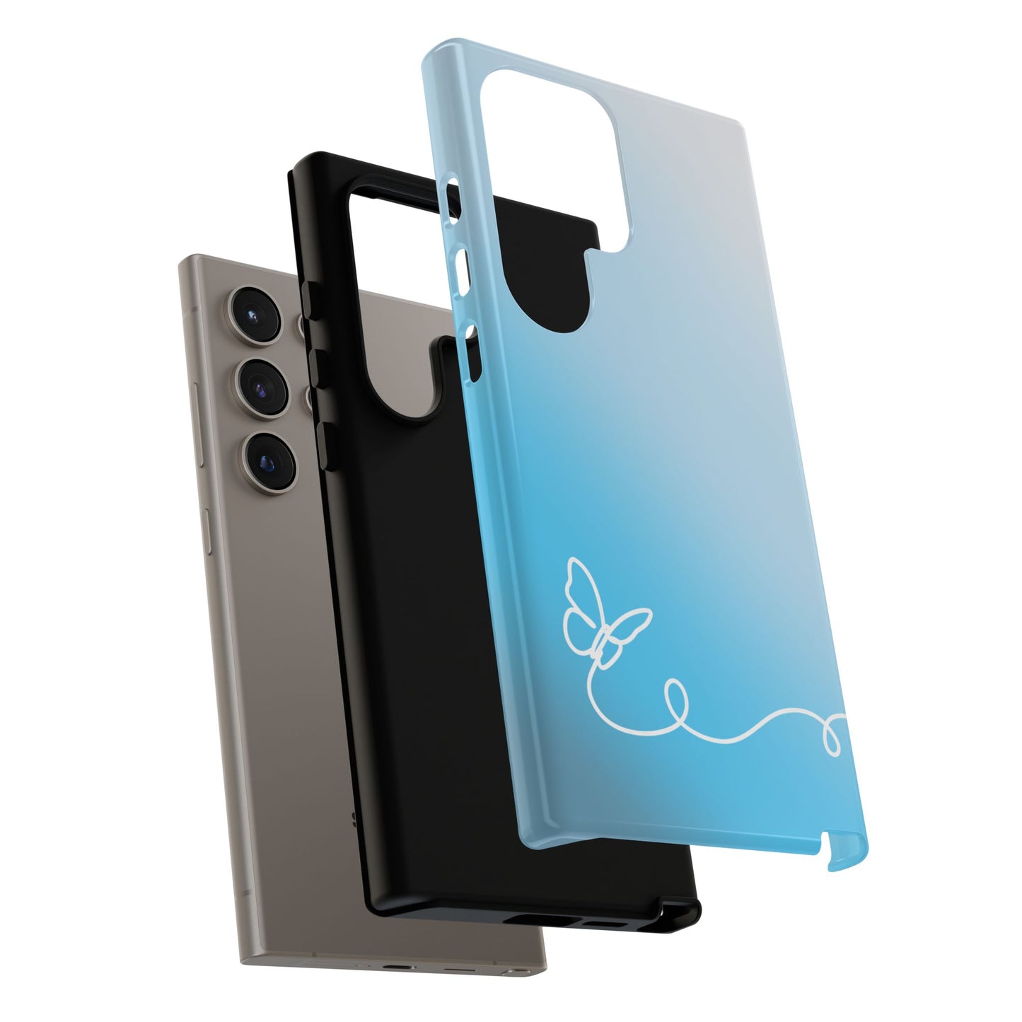 Clear Sunrise Ombre Tough Phone Case