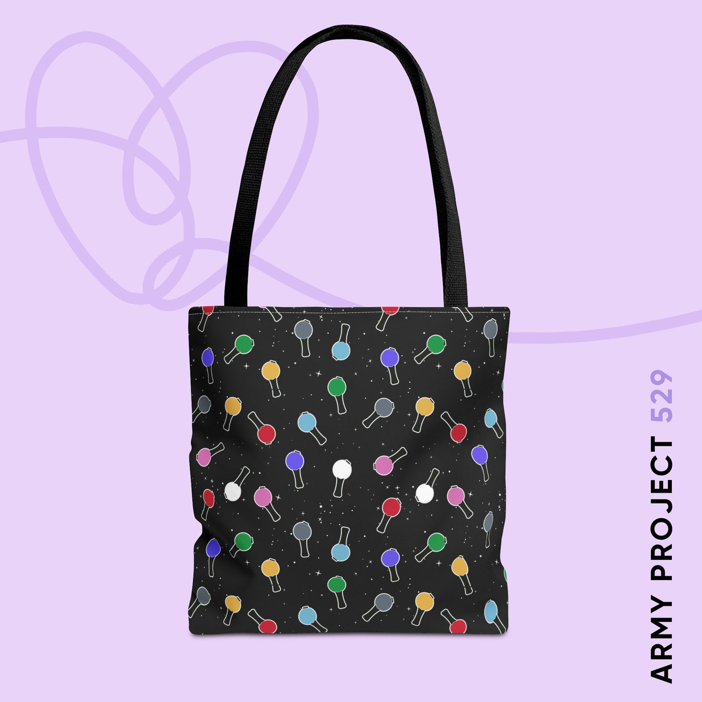 Ma City Map Lightstick Tote Bag