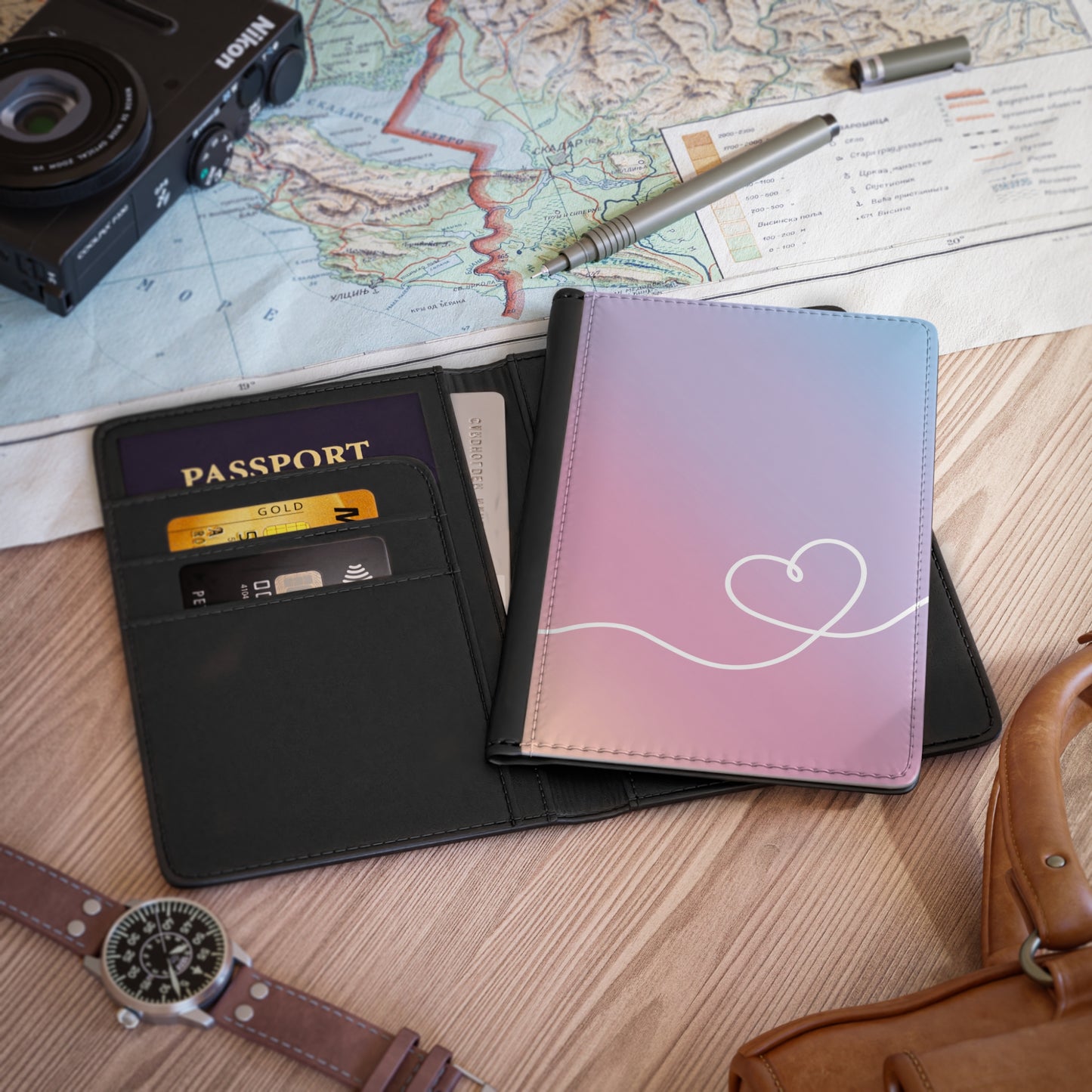 Soft Sunset Passport Cover