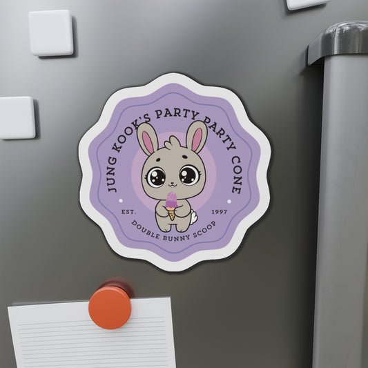 Jungkook Party Party Cone Bakery Series Die-Cut Magnet