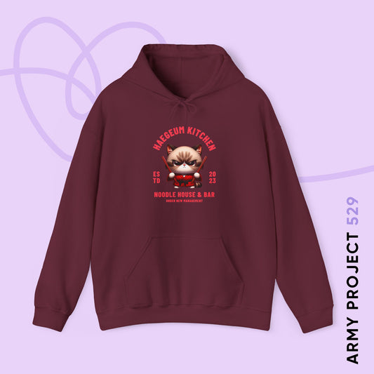 Yoongi Hoodie - Haegeum Noodle House - Fanmade BTS Merch - Cozy Unisex Sweatshirt