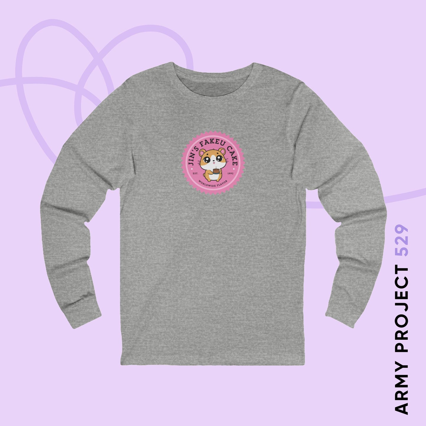 Jin Fakeu Cake Unisex Jersey Long Sleeve Tee