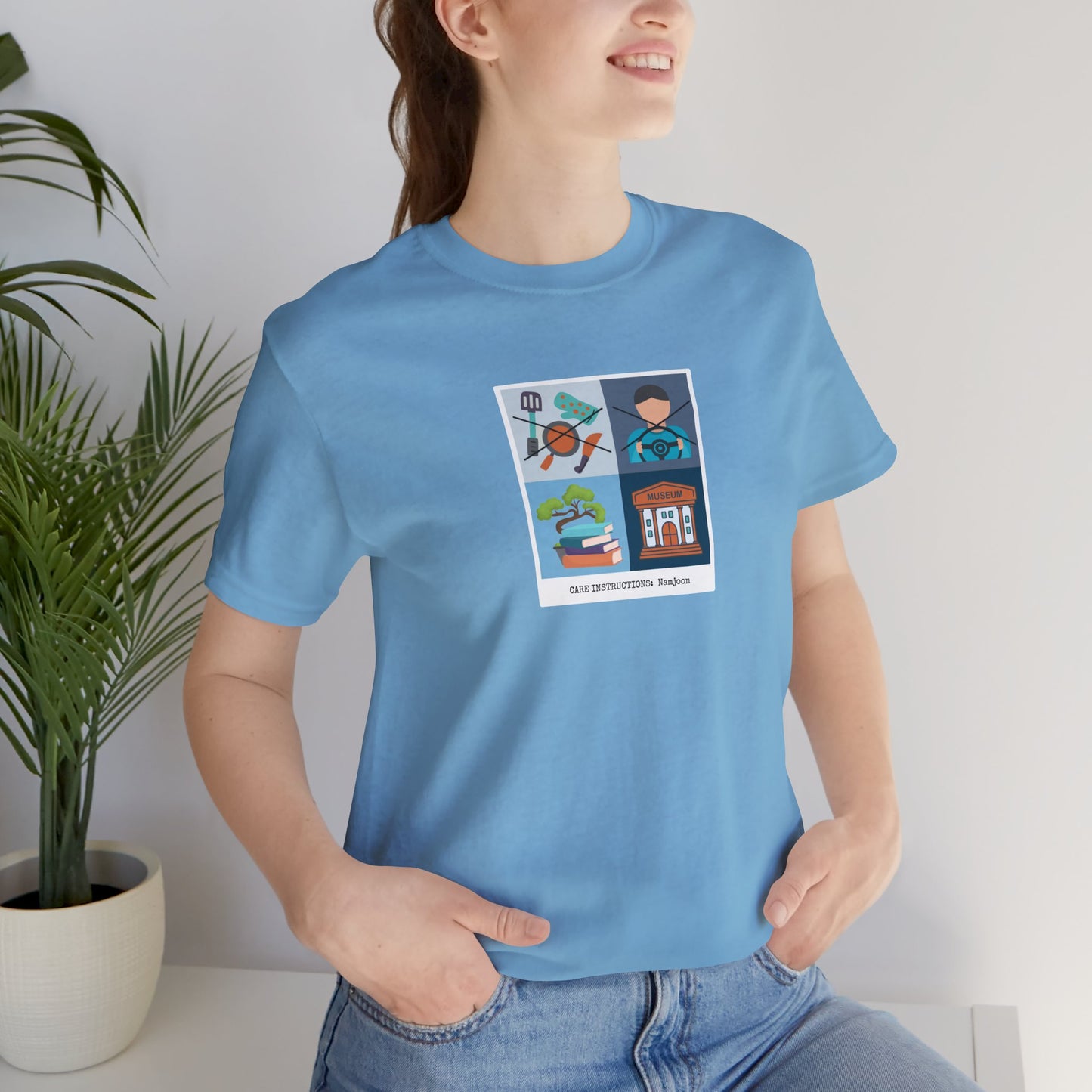Namjoon Care Instructions Unisex Jersey Short Sleeve Tee