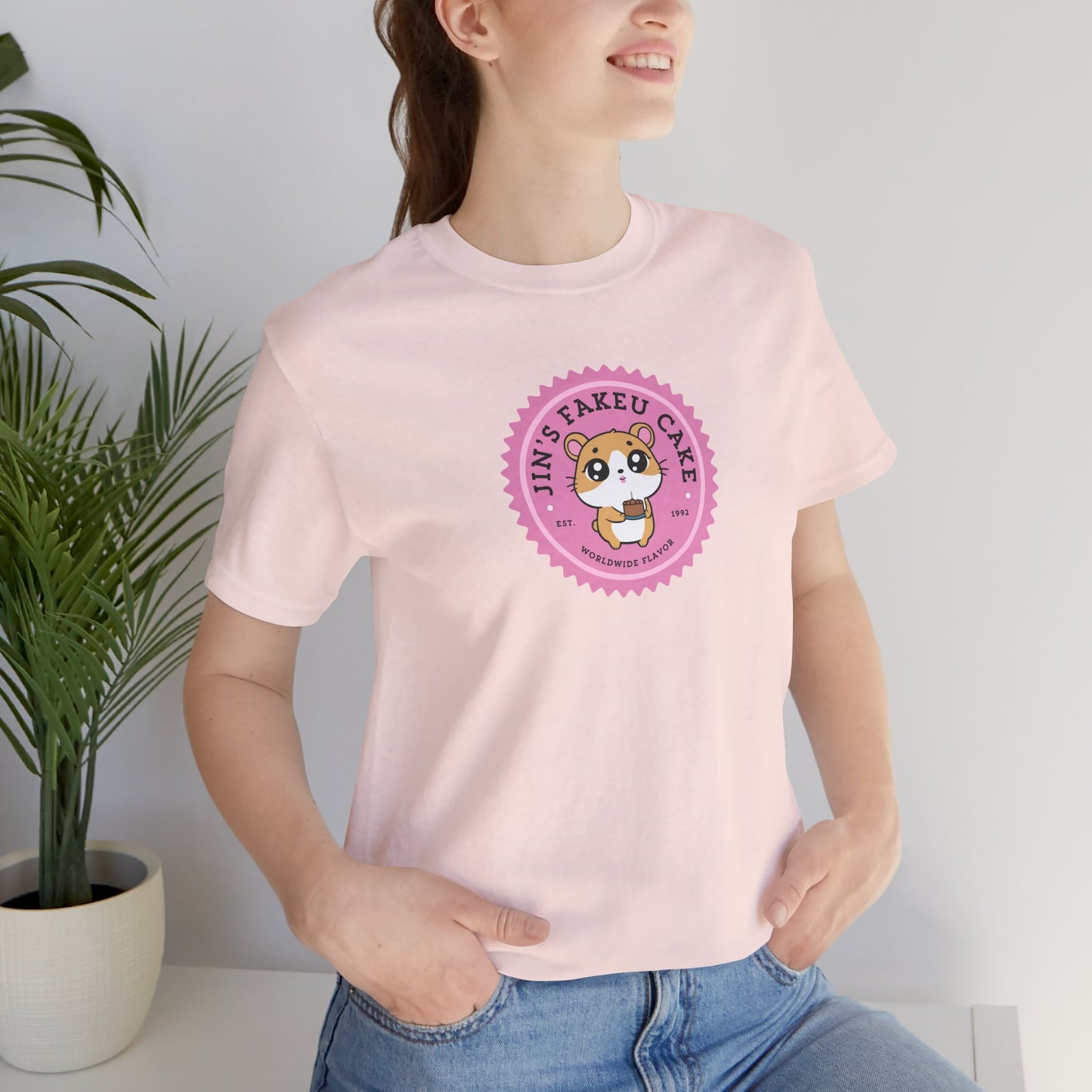 Jin Fakeu Cake Unisex Jersey Short Sleeve Tee