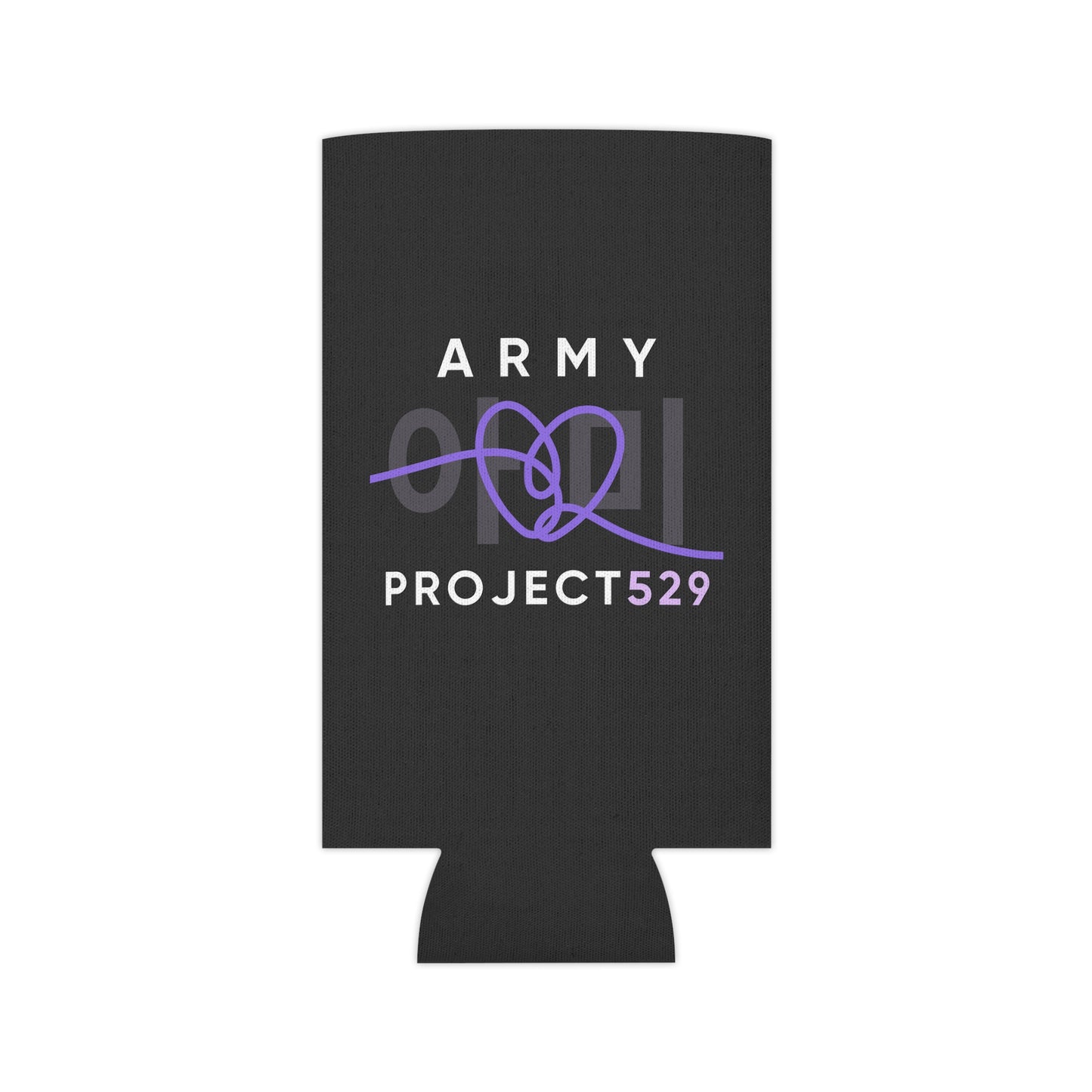 ARMY Project 529 Logo Can Cooler