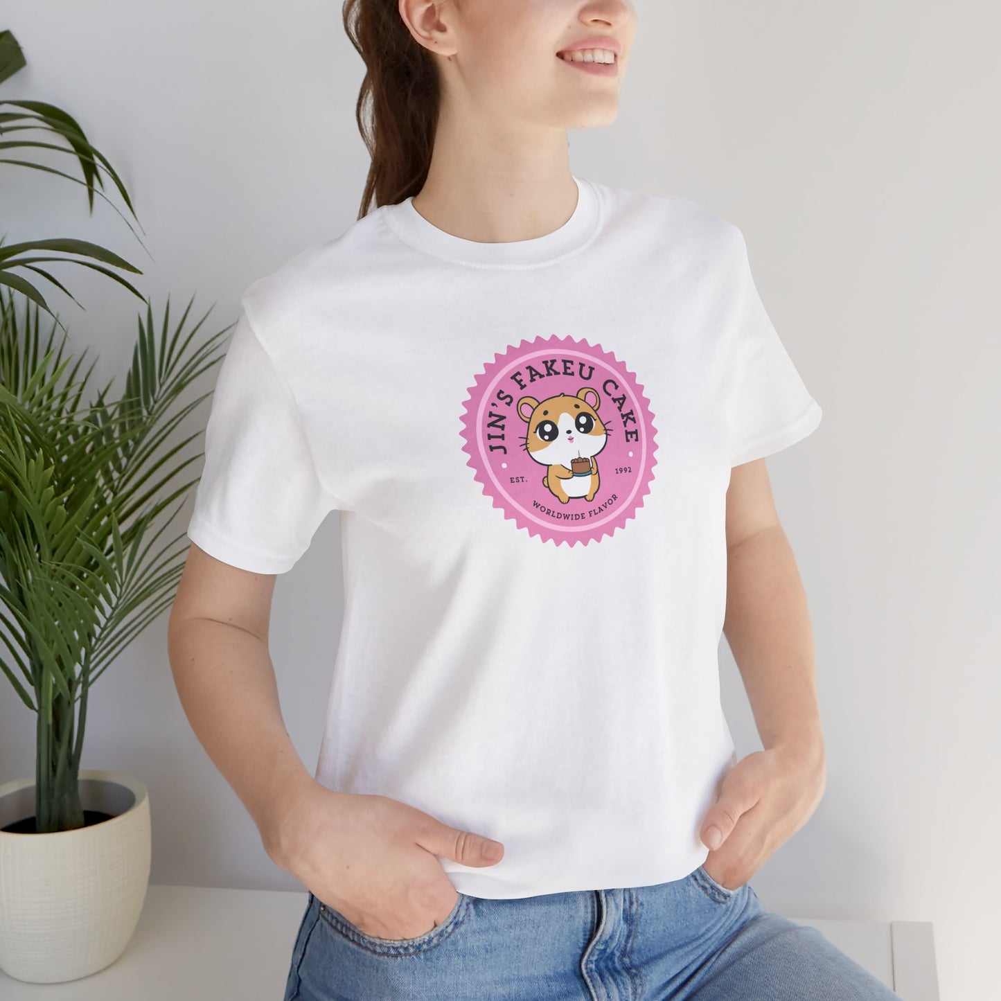 Jin Fakeu Cake Unisex Jersey Short Sleeve Tee
