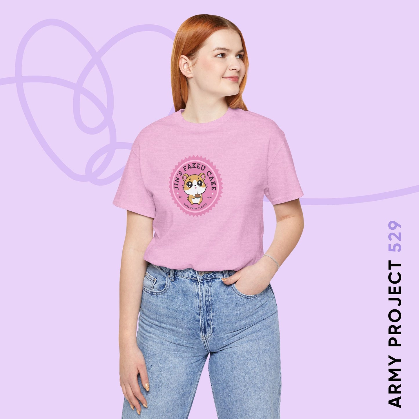 Jin Fakeu Cake Unisex Jersey Short Sleeve Tee