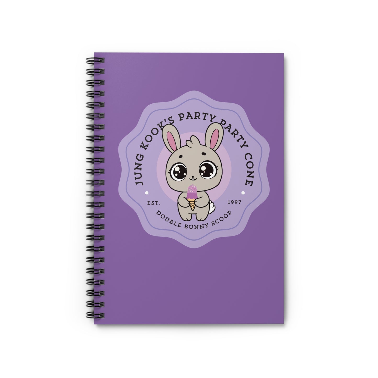 Jungkook Party Party Cone Bakery Series Spiral Notebook