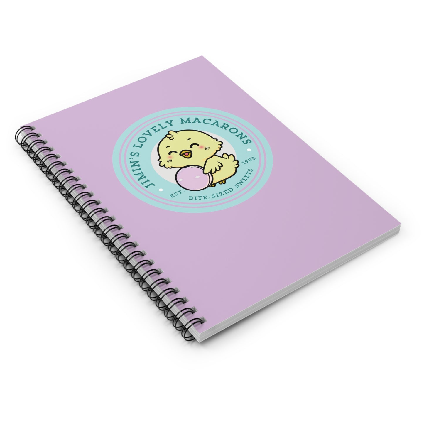 Jimin Lovely Macarons Bakery Series Spiral Notebook