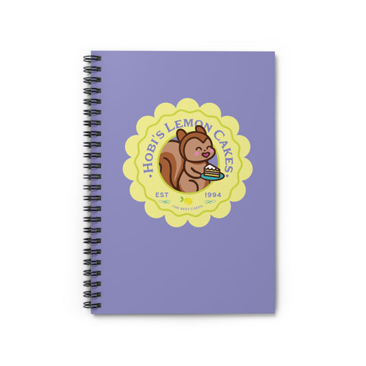 Hobi Notebook - Cute Fanmade BTS Merch - Hobi's Lemon Cakes - Spiral Journal