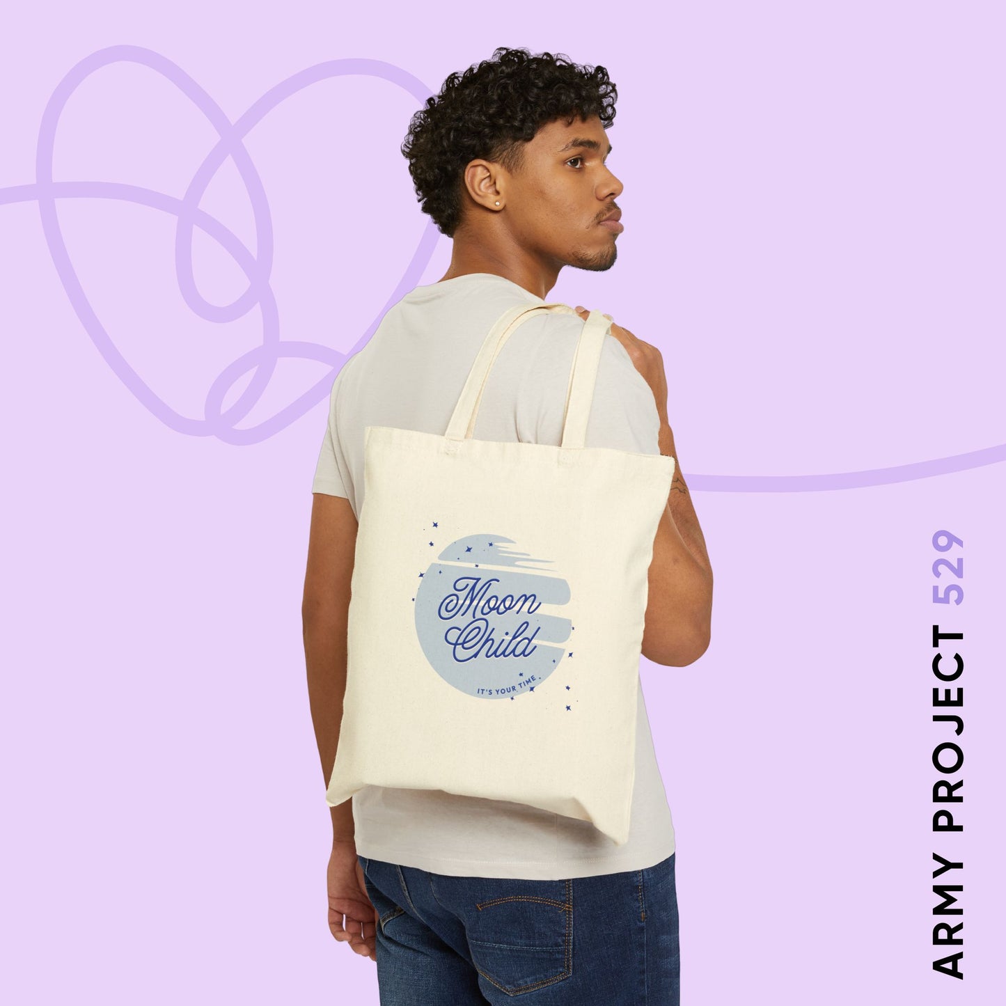 Moonchild Cotton Canvas Tote Bag