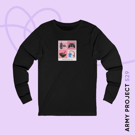 Jin Long Sleeve Shirt - Funny Fanmade BTS Merch - Care Instructions - Soft Unisex T-Shirt