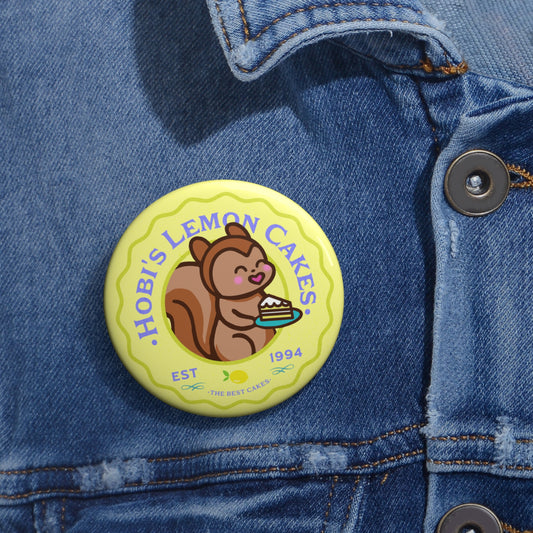 Hobi Lemon Cakes Bakery Series Pin Button
