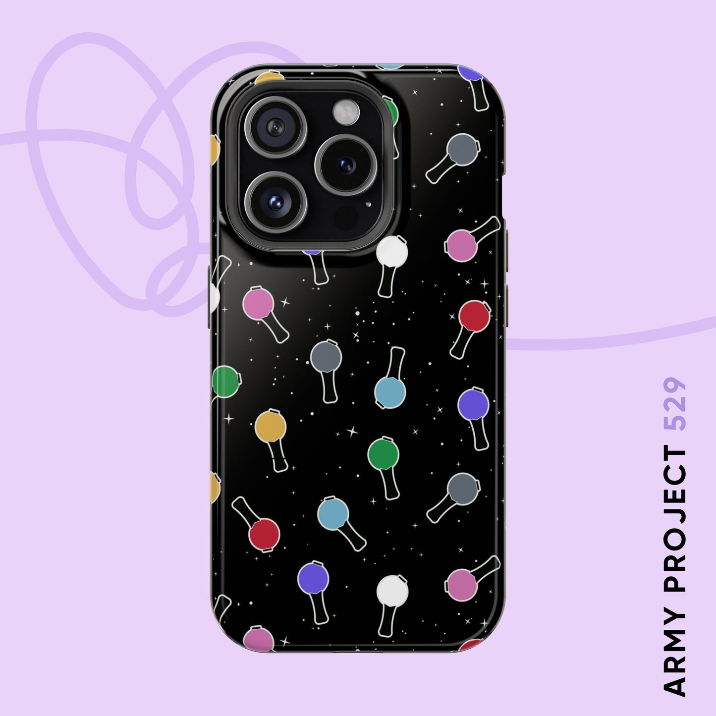 Ma City Map Lightstick Magnetic Tough Phone Case