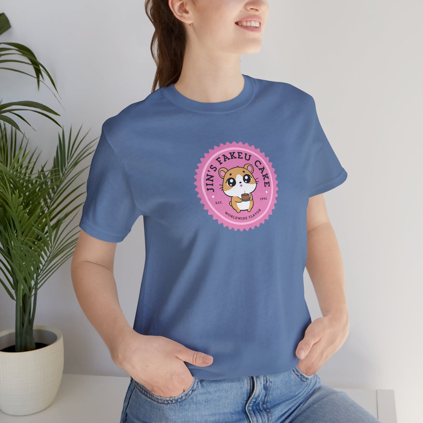 Jin Fakeu Cake Unisex Jersey Short Sleeve Tee