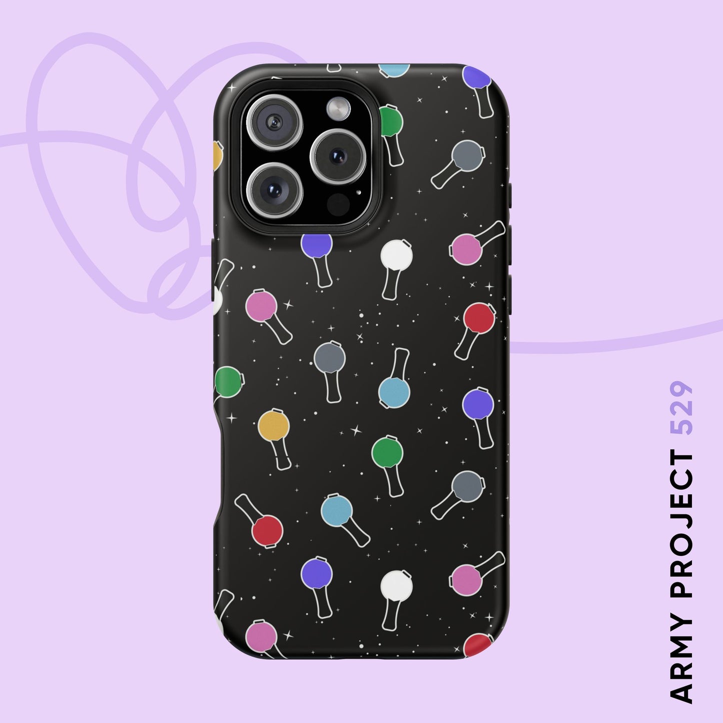 Ma City Map Lightstick Magnetic Tough Phone Case