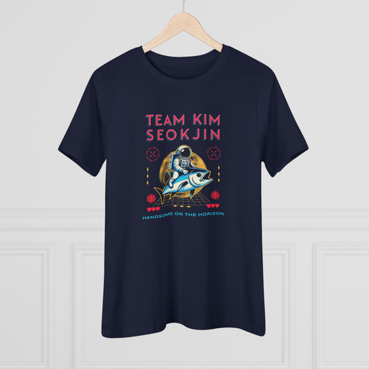 Jin Women's Tee - Team Kim Seokjin - Fanmade BTS Merch - Soft Jersey T-Shirt