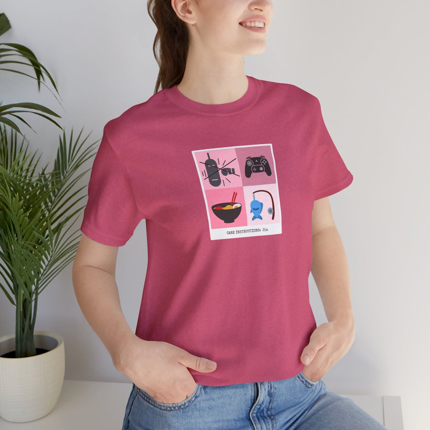 Seokjin Care Instructions Unisex Jersey Short Sleeve Tee