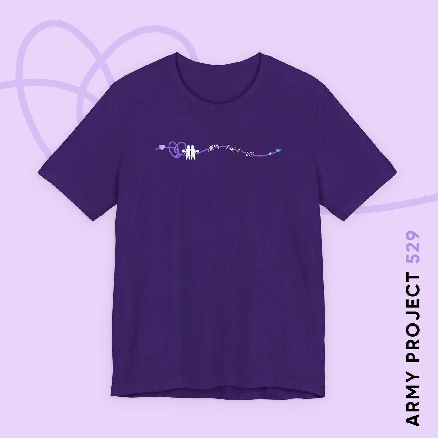 AP529 Heartline Logo Unisex Jersey Short Sleeve Tee