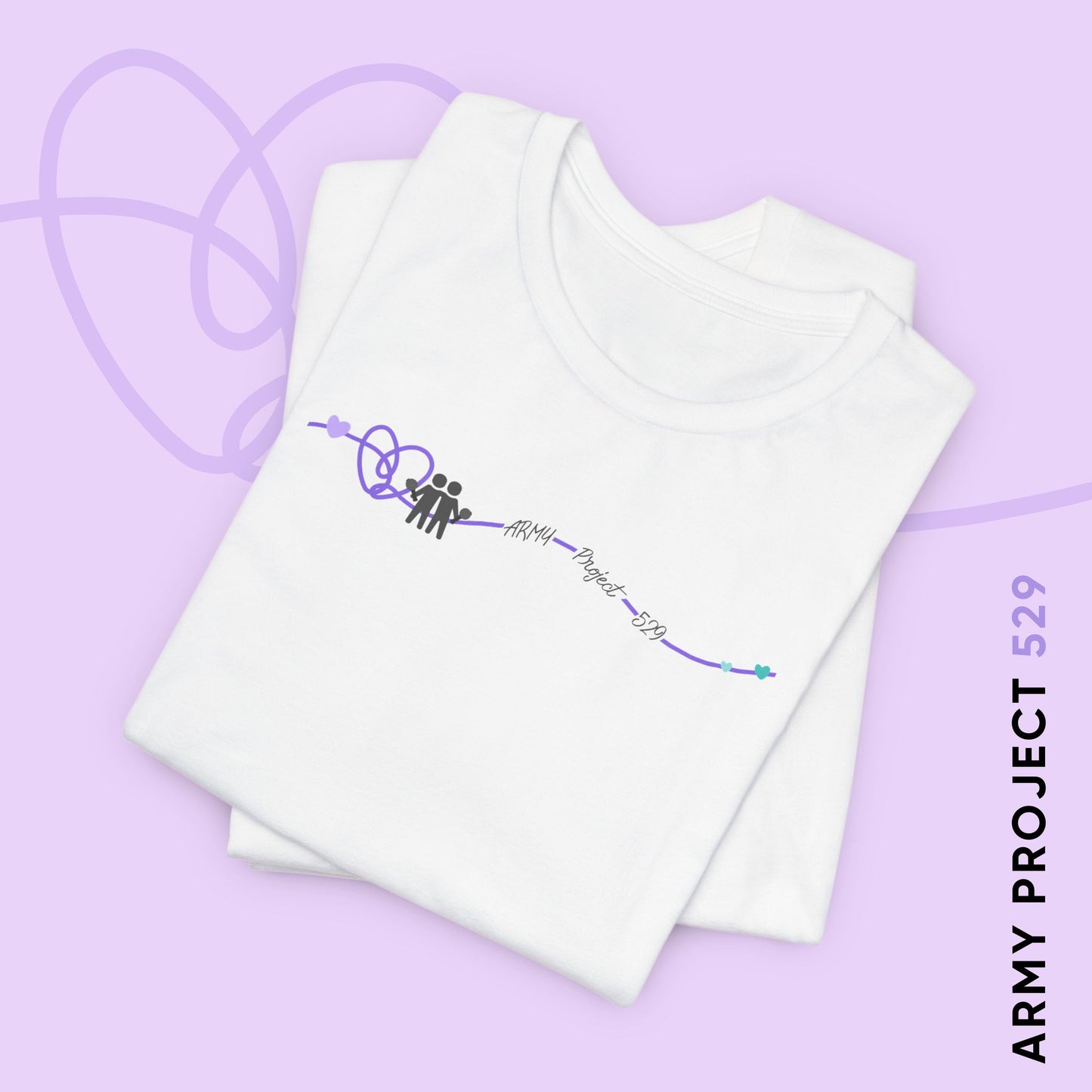 AP529 Heartline Logo Unisex Jersey Short Sleeve Tee