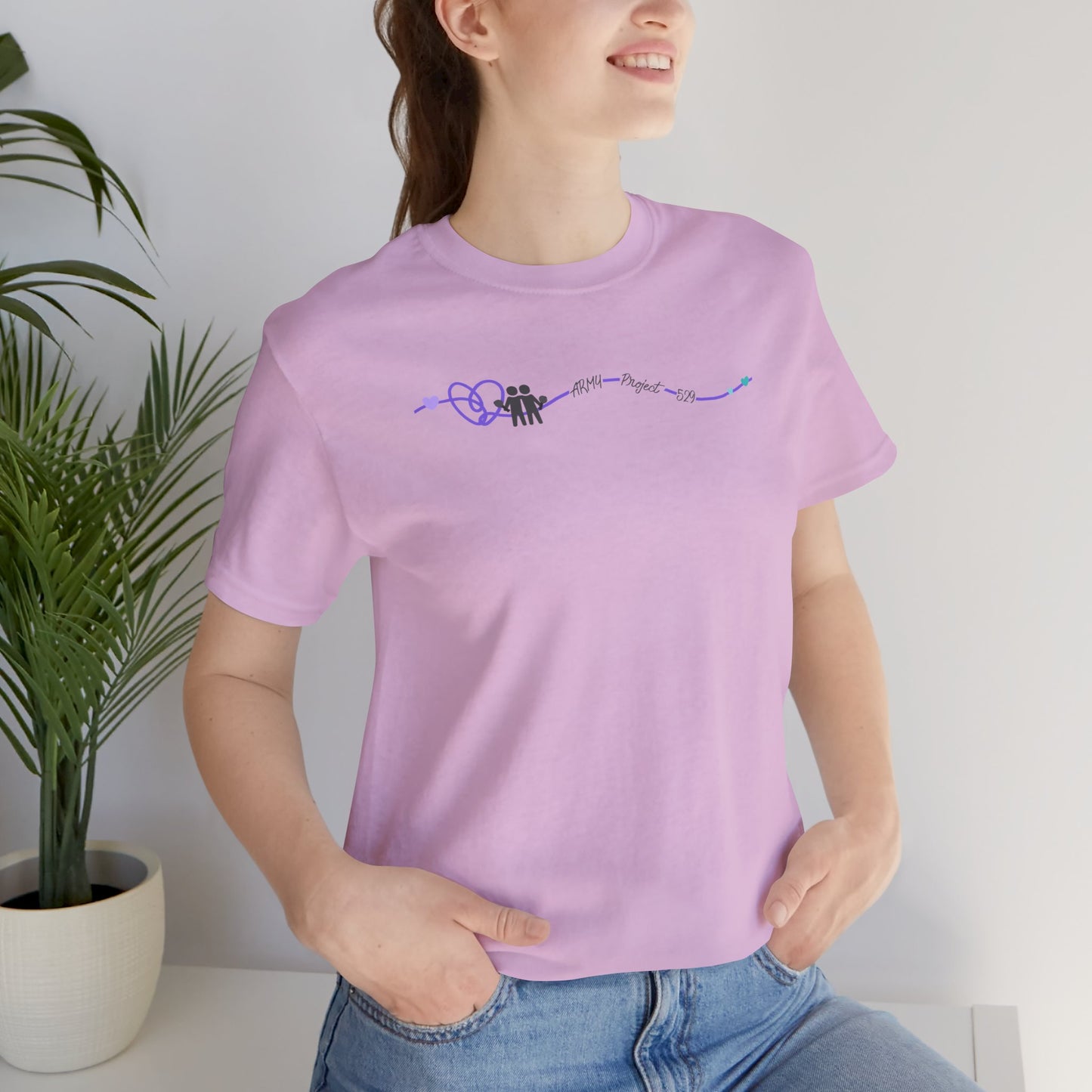 AP529 Heartline Logo Unisex Jersey Short Sleeve Tee