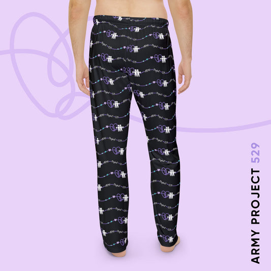 AP529 Heartline Pajama Pants - ARMY Merch - Soft Unisex Lounge Wear