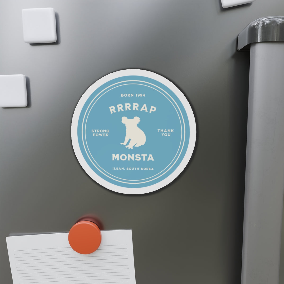 RRRRap Monsta Medallion Series Die-Cut Magnet