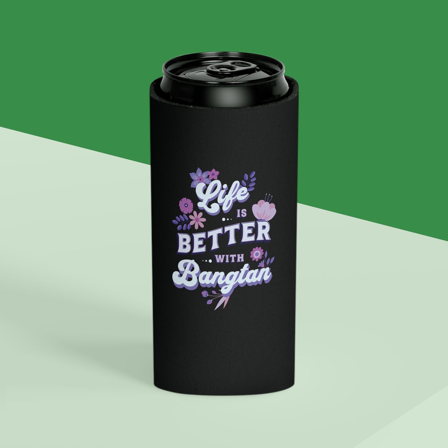 Life is Better with Bangtan Can Cooler